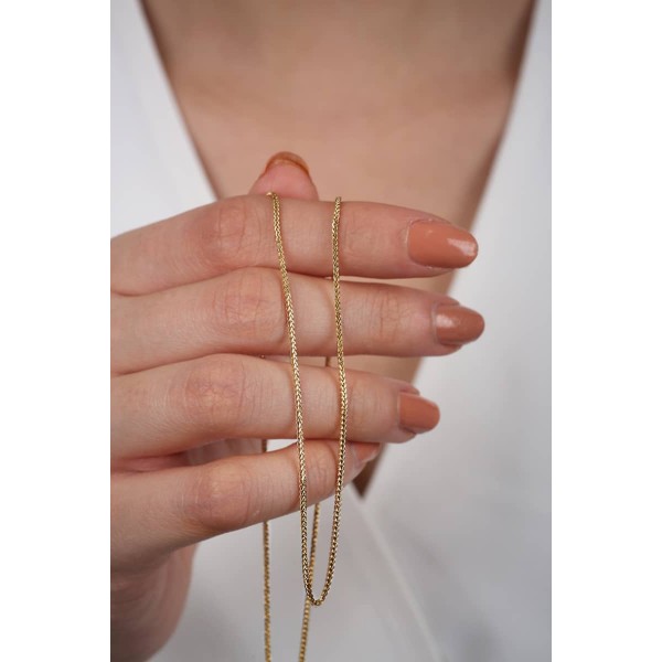 14 Ayar Altın Palmiye Kolye