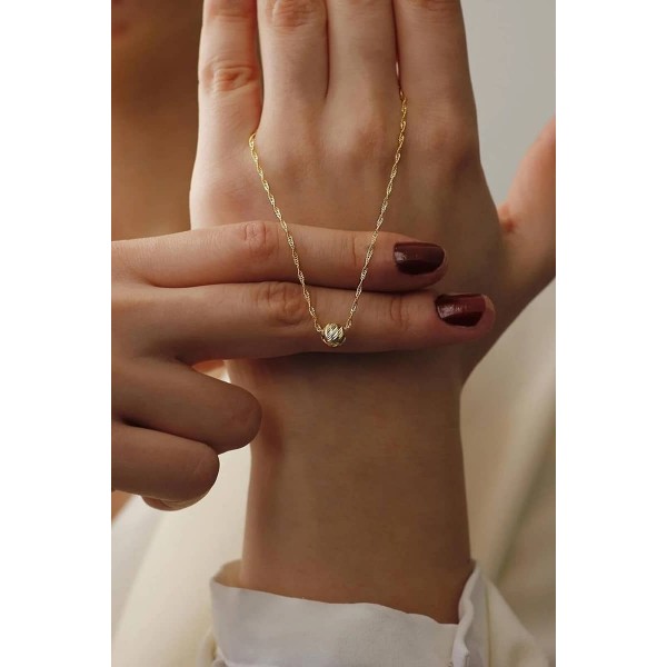  14 Ayar Altın Singapur Dorika Kolye