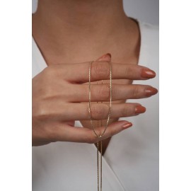 14 Ayar Altın Küp İnce Zincir