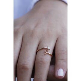 S  Harfli Altın Yüzük TD100