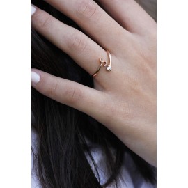 S  Harfli Altın Yüzük TD100