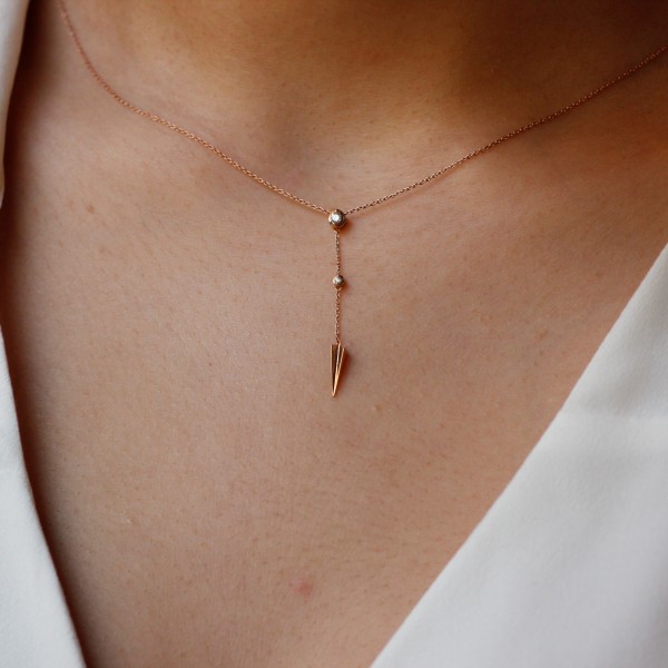 Pırlantalı Altın Kolye TD150