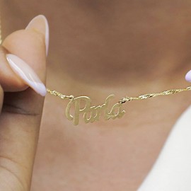 Parla İsimli Altın Kolye