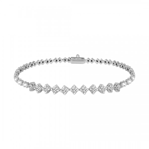 Pırlanta Suyolu Bileklik 0,76 Karat TD970