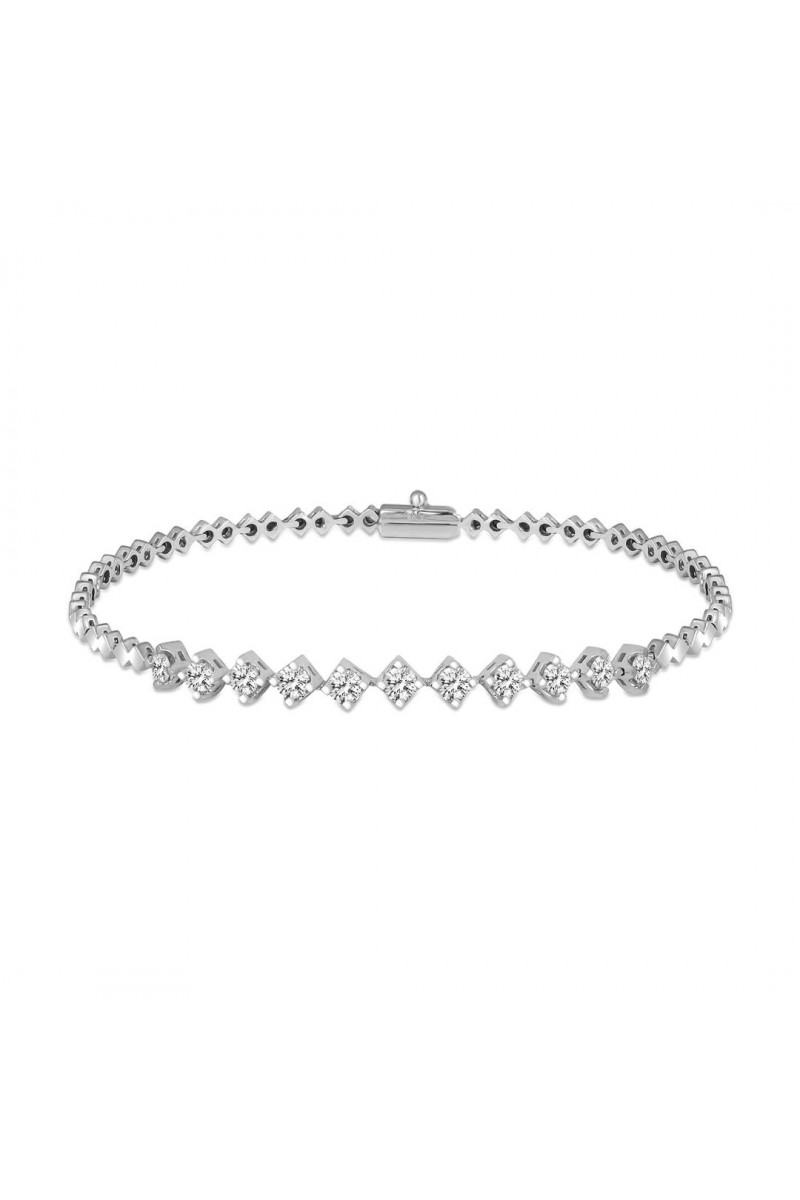 0,64 Karat Pırlanta Suyolu Gelin Seti Bileklik TD850