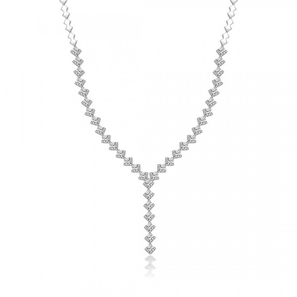 1,84 Karat Pırlanta Suyolu Gelin Seti Gerdanlık TD1770