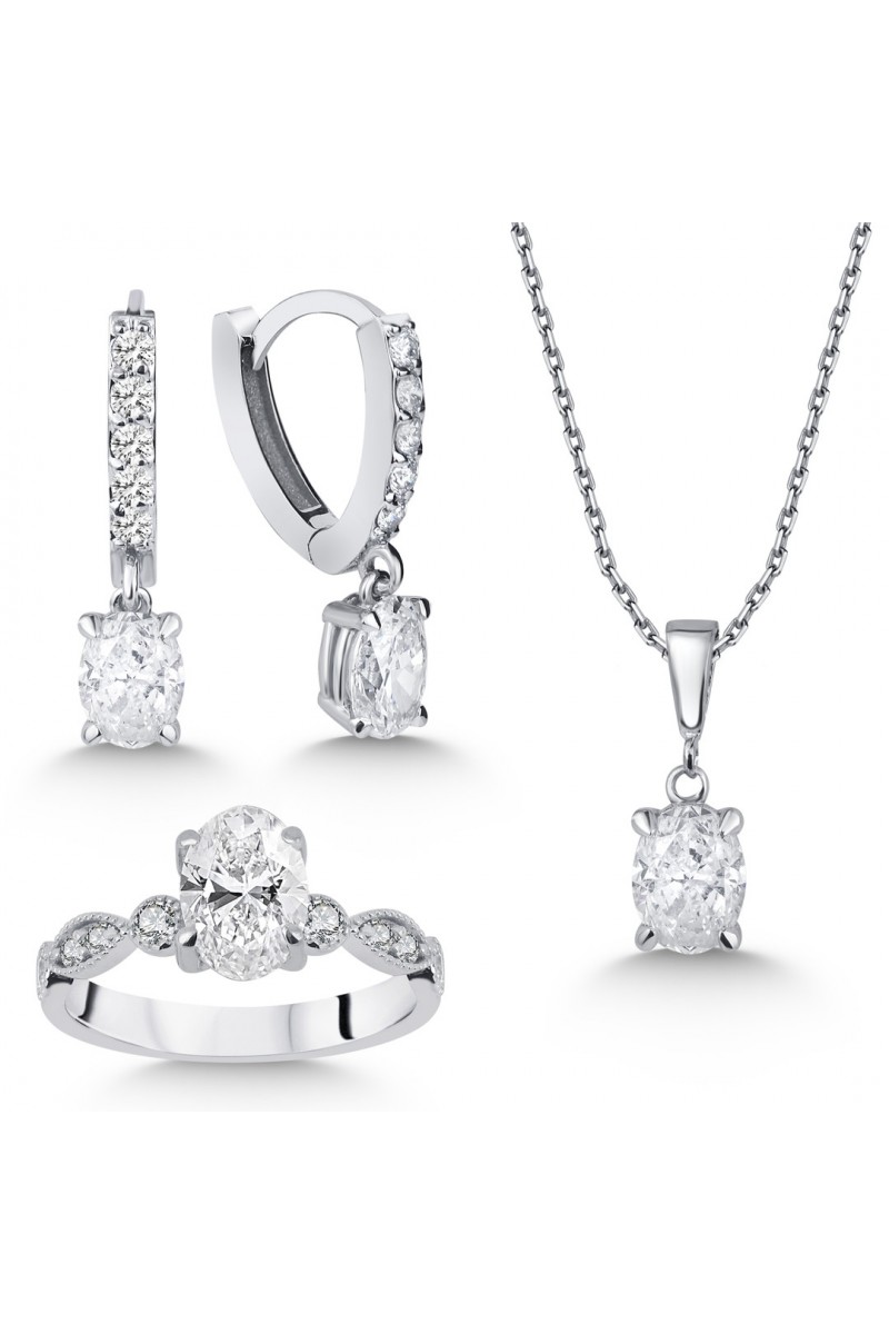 Pırlanta Tektaş Set kd10450