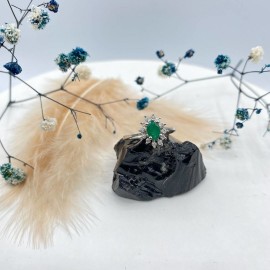 Pırlanta Zümrüt Yüzük kd235