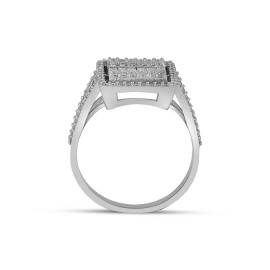 0,60 Karat Pırlanta Baget Yüzük TD720