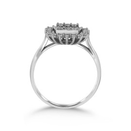 0,45 Karat Pırlanta Baget Yüzük TD460