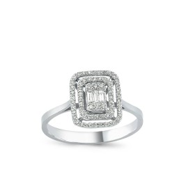 0,20 Karat Pırlanta Baget Yüzük TD295