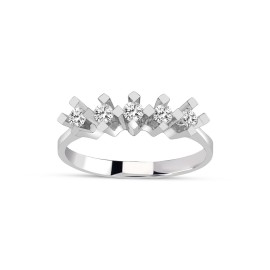 0,33 Karat Pırlanta Beştaş Yüzük TD390