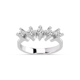 0,67 Karat Pırlanta Beştaş Yüzük TD680