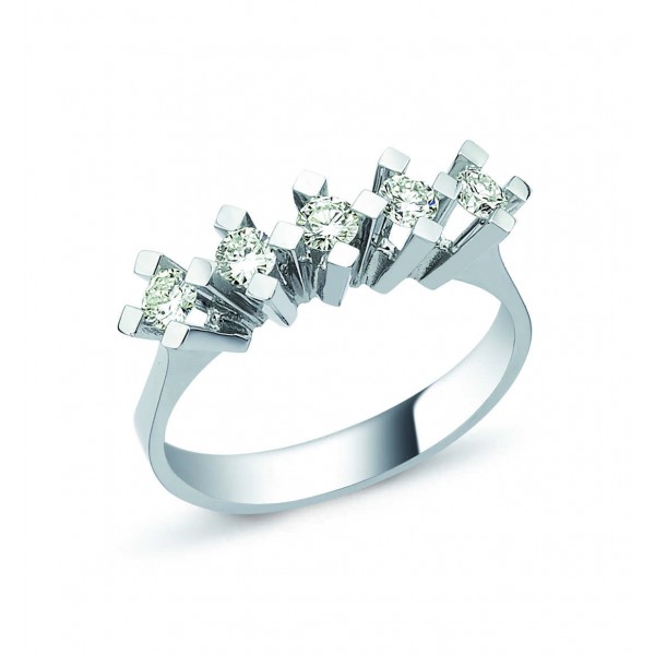 Pırlanta Beştaş Yüzük 0,40 Karat TD510