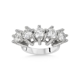 4,80 Karat Pırlanta Beştaş Yüzük TD12990