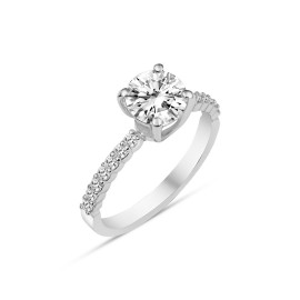 Pırlanta Tektaş Yüzük 1,14 Karat HRD Sertifikalı TD3200