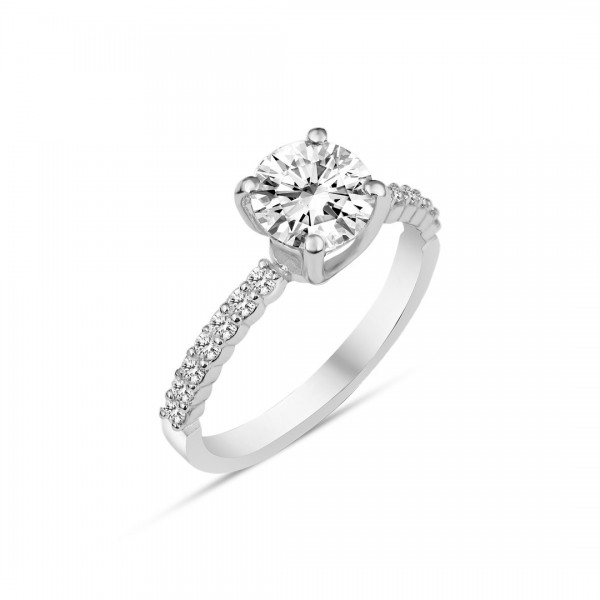 Pırlanta Tektaş Yüzük 1,14 Karat HRD Sertifikalı TD3200