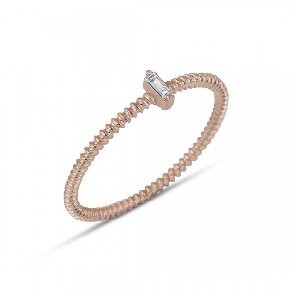 Pırlantalı Baget Yüzük kd85