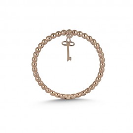 8 Ayar Altın Anahtar Sallantılı Yüzük TD65