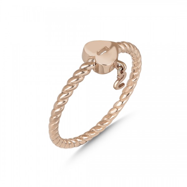 Günlük Minimal Rose"S" Harfli Yüzül TD110