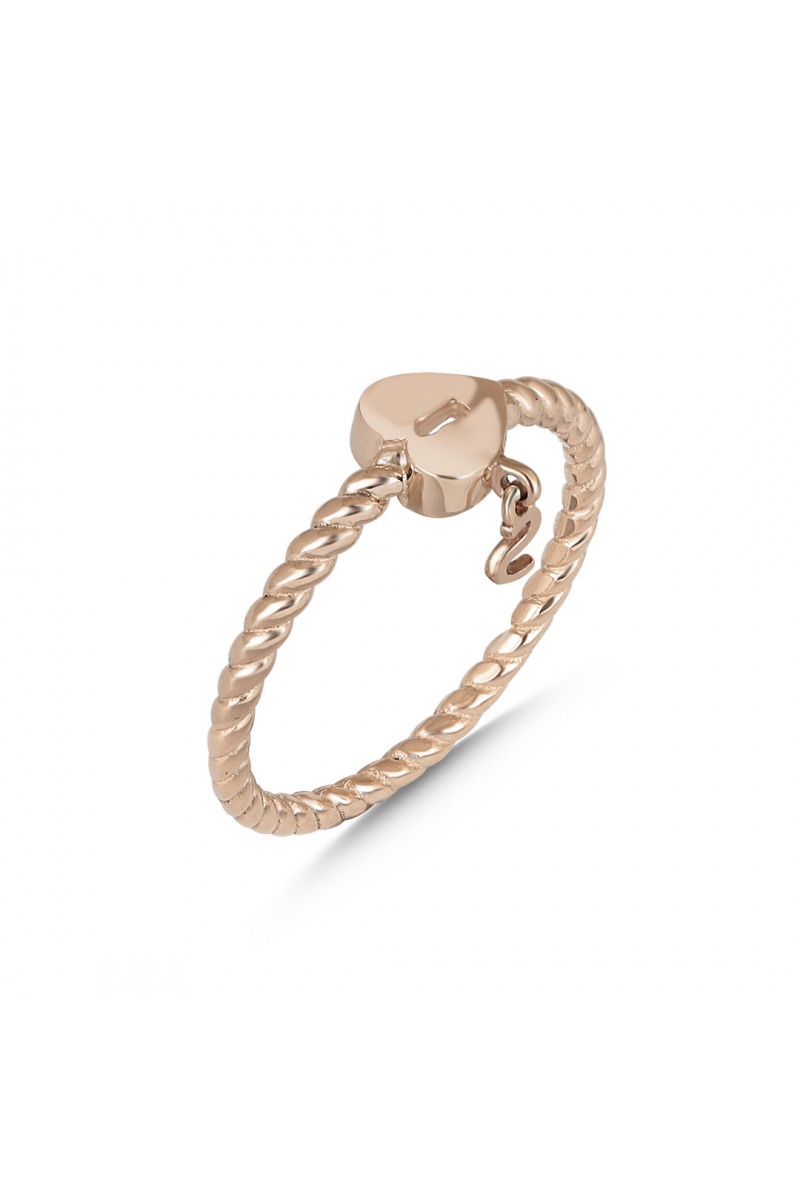 Günlük Minimal Rose"S" Harfli Yüzül TD110