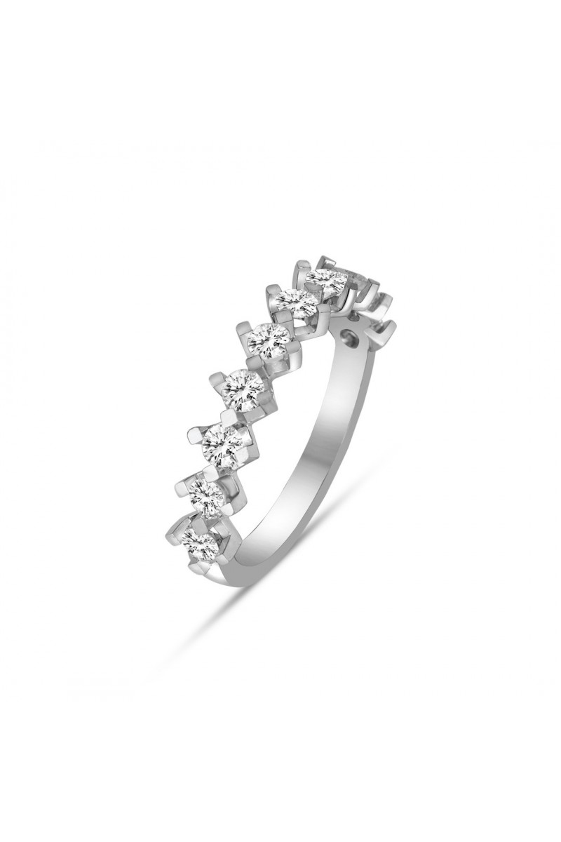 Pırlanta Yarımtur Yüzük kd380