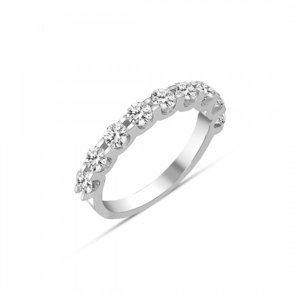 Pırlanta Yarımtur Yüzük 0,92 Karat TD750