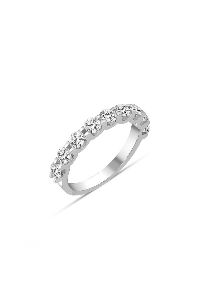 Pırlanta Yarımtur Yüzük 0,92 Karat TD750