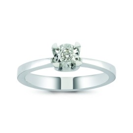 Pırlanta Tektaş Yüzük 0,05 Karat kd180