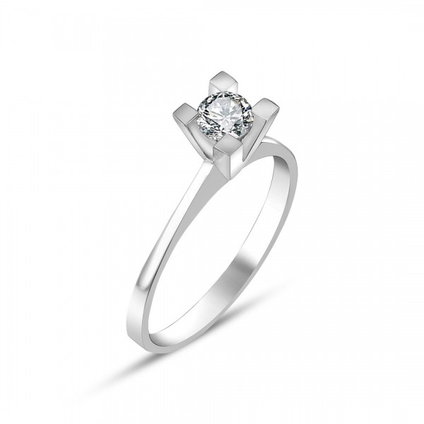 Pırlanta Tektaş Yüzük 0,25 karat kd470