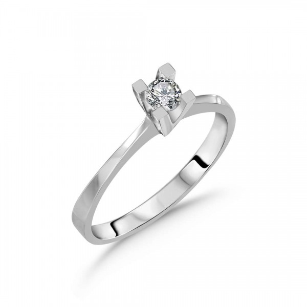 Pırlanta Tektaş Yüzük 0,20 Karat TD380