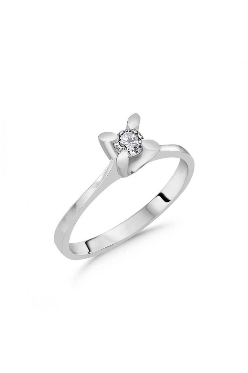 Pırlanta Tektaş Yüzük 0,10 Karat kd230