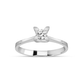 Pırlanta Tektaş Yüzük 0,10 Karat kd230