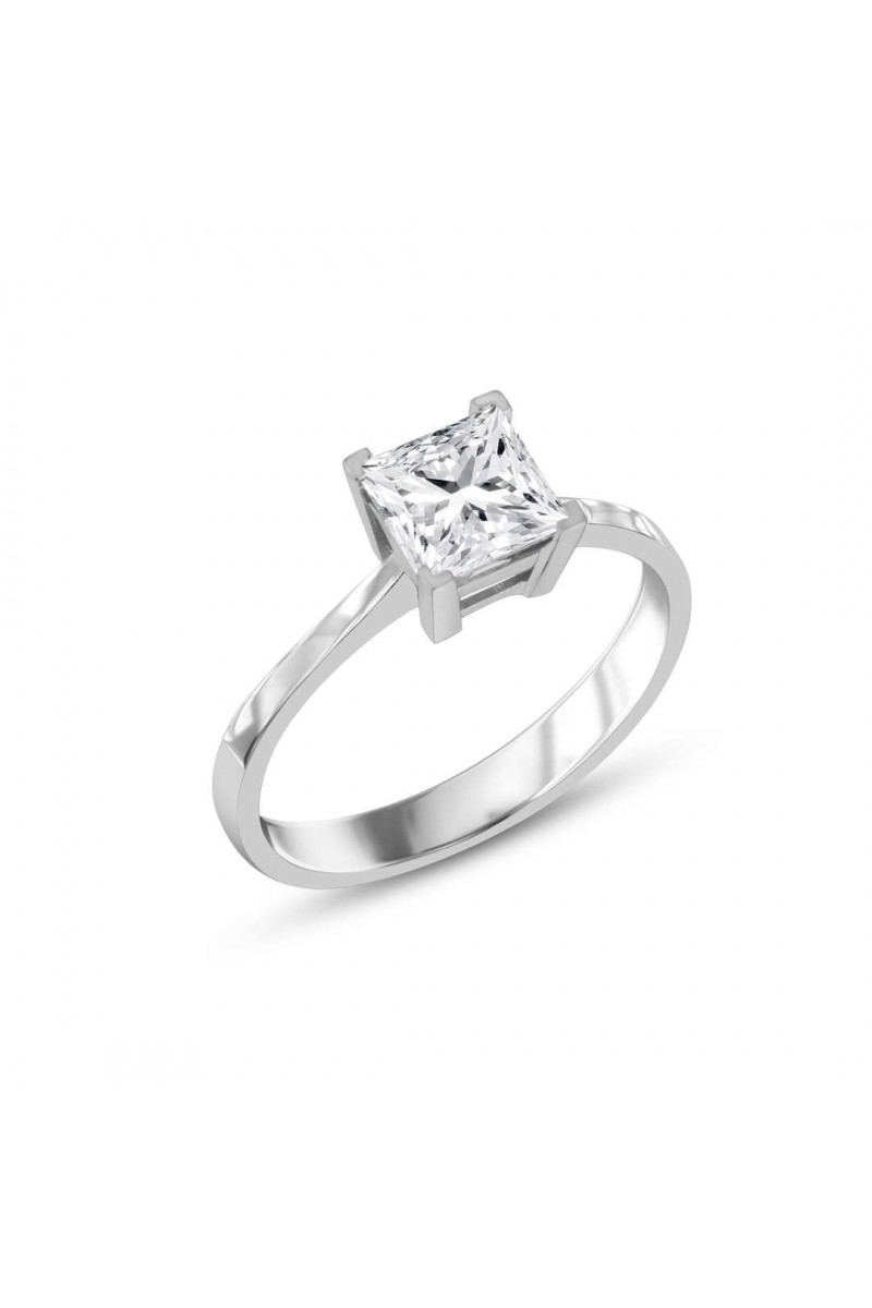 Pırlanta Tektaş Yüzük 1,00 Karat HRD Sertifikalı TD3450