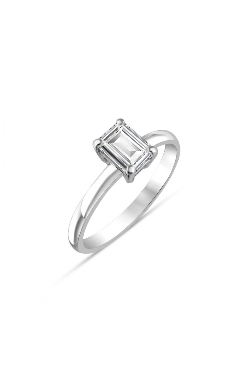 Pırlanta Tektaş Yüzük 0,70 Karat HRD Sertifikalı TD1860