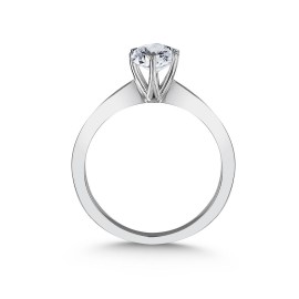 Pırlanta Tektaş Yüzük 0,60 Karat HRD Sertifikalı TD1380
