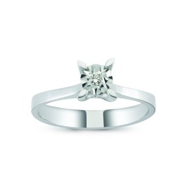 Tektaş Pırlanta Yüzük 0,05 Karat Efektli TD190