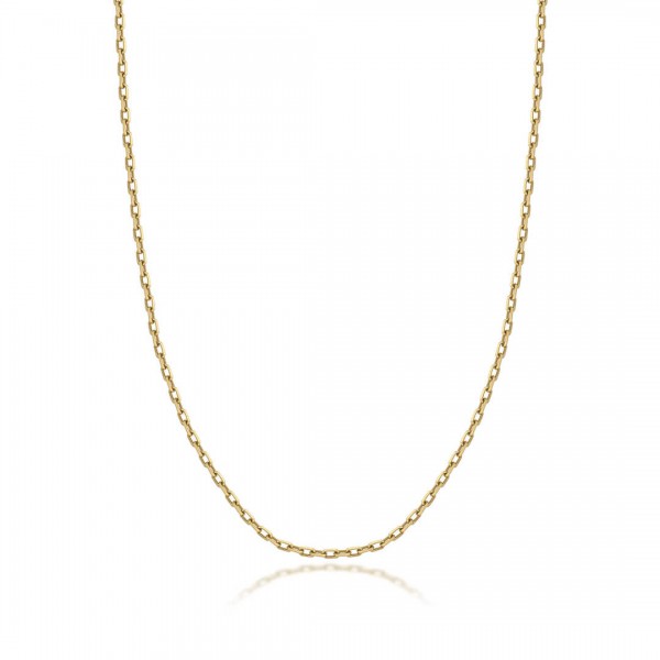 14 Ayar Altın Forse Zincir Kolye TD155