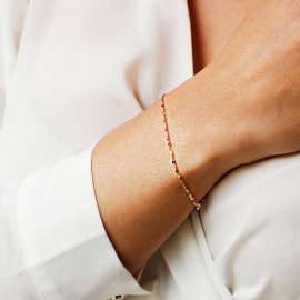 Altın Zincir Bileklik (Aynalı)