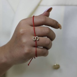 S Harf İpli Altın Bileklik